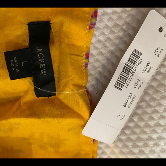 NWT J. Crew Sunny Peplum Wrap Halter Top Sz L - Picture 5 of 8